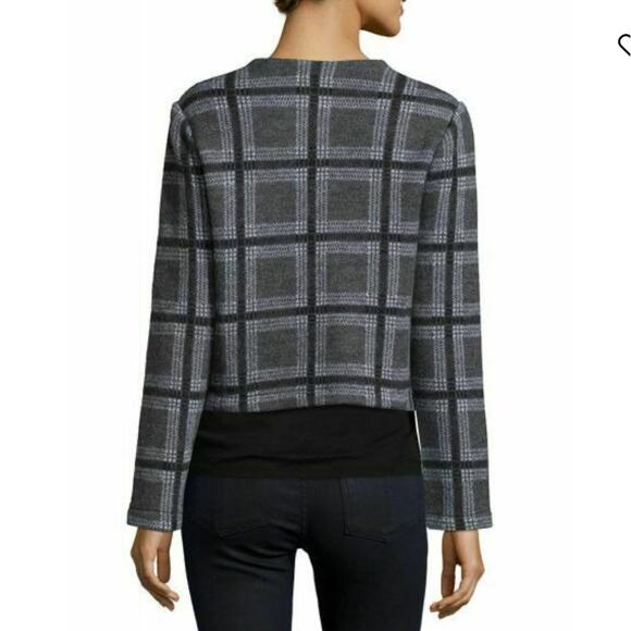 Joie plaid wool jacket M winter jacket workwear office business casual office - Picture 3 of 11